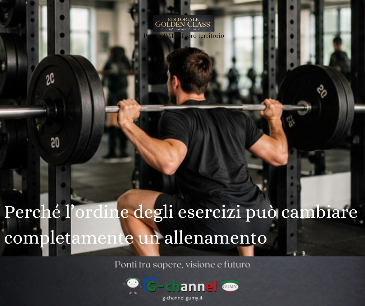 Perché l’ordine degli esercizi può cambiare completamente un allenamento